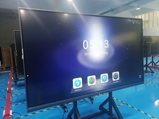 Chiny Płaski ekran dotykowy na podczerwień Smart TV z ekranem dotykowym 65 cali 98 cali dostawca