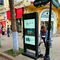 Wielojęzyczny zewnętrzny ekran dotykowy Rozmiar kiosku Niestandardowe wolnostojące oznakowanie cyfrowe dostawca
