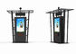 Metalowa obudowa z ekranem dotykowym Kiosk 65 &amp;#39;&amp;#39; Android Taxi Bus Podwójny wyświetlacz reklamowy Wi-Fi dostawca