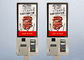 Wolnostojący ekran dotykowy Kiosk reklamowy / samoobsługowy kiosk z czytnikiem kart drukarki dostawca