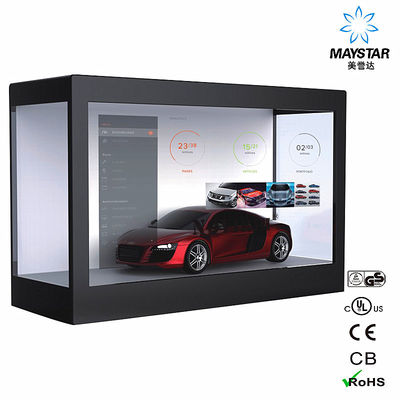 Chiny Maystar Transparent LCD Display Box Showcase Pokazuje Off 32 Inch dostawca