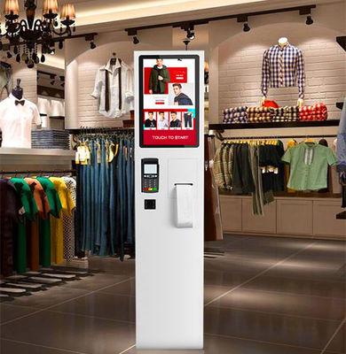 Chiny Totem Digital Signage o wysokiej jasności, 22-calowy ekran dotykowy Kiosk Maszyna samoobsługowa dostawca