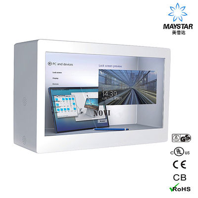 Chiny Przezroczysty wyświetlacz LCD o wysokiej rozdzielczości, gablota z przezroczystym wyświetlaczem dostawca