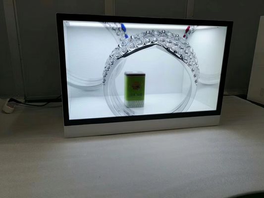 Chiny Przezroczysty wyświetlacz LCD z ekranem dotykowym o kącie widzenia 178/178 dostawca