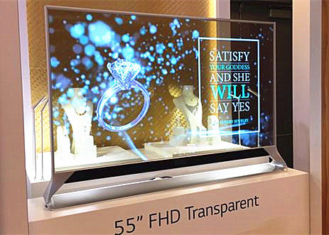 Chiny Przejrzysty wyświetlacz OLED Full HD 1920 * 1080 Rozdzielczość 180 stopni kąt widzenia dostawca