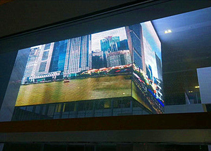 Chiny Transparentny wyświetlacz LED o wysokiej rozdzielczości Wisząca / układająca instalacja dla stacji dostawca